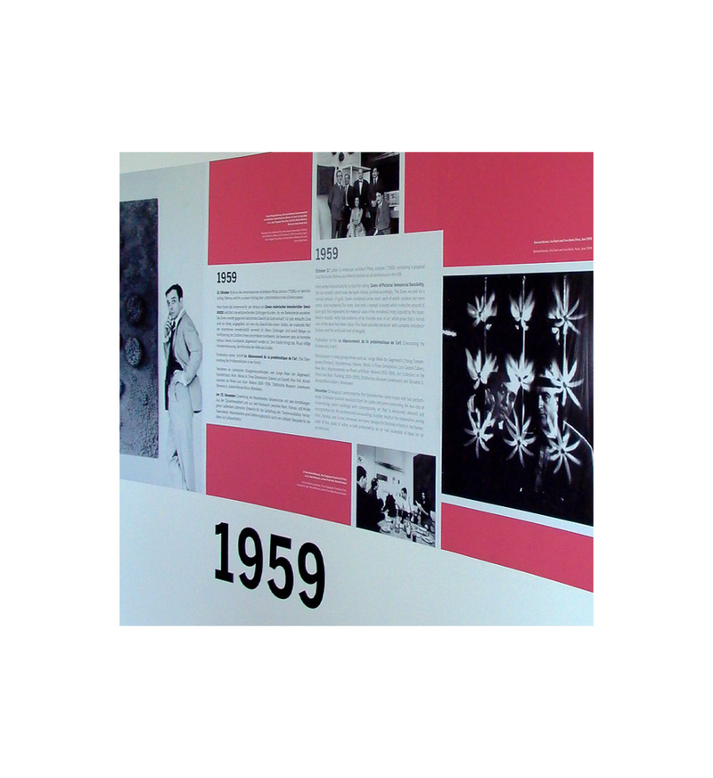 Schirn Kunsthalle Frankfurt/ Guggenheim Museum Bilbao: Ausstellungsgrafik „Yves Klein“