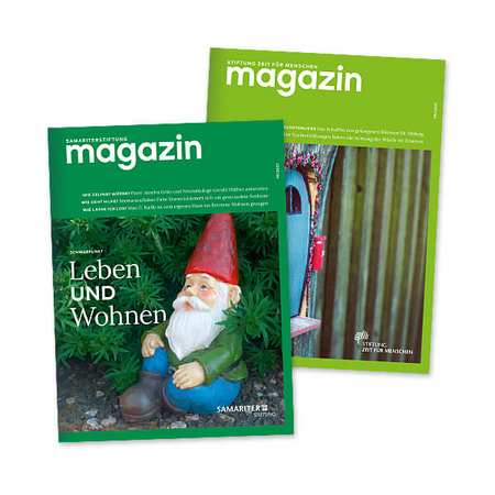 Samariterstiftung / Zeit für Menschen: Magazin Titel