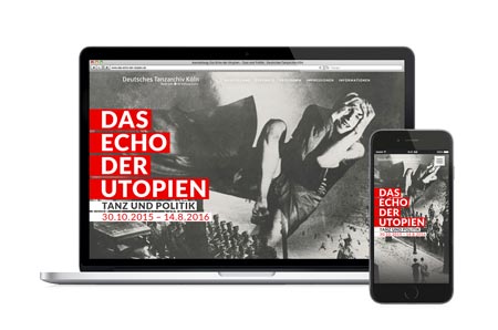 Deutsches Tanzarchiv Köln: Responsive One Pager